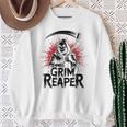 スプラッシュアート 死神 ハロウィン スウェットシャツ 年配の女性への贈り物