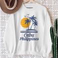 セブ フィリピン フィリピン ビーチ 観光 お土産 バケーション スウェットシャツ 年配の女性への贈り物