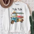 タイ トゥクトゥク バンコク スウェットシャツ 年配の女性への贈り物