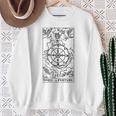 タロットカードホイール オブ フォーチュン タロット スウェットシャツ 年配の女性への贈り物