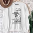 タロット・メジャー・アルカナ ザ・フール 長袖tシャツ スウェットシャツ 年配の女性への贈り物