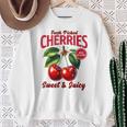 チェリーファーマーズマーケット フレッシュピックチェリー チェリー好き スウェットシャツ 年配の女性への贈り物