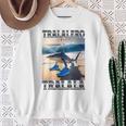 トララレロトララーラ-イタリアンブレインロットミーム 長袖tシャツ スウェットシャツ 年配の女性への贈り物