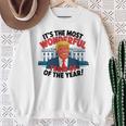 トランプ 今年一番素晴らしい用語 クリスマス 長袖tシャツ スウェットシャツ 年配の女性への贈り物
