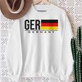 ドイツ 国旗 ドイツ カントリーコード Gerスポーツゲーム アスリート スウェットシャツ 年配の女性への贈り物