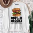 ハンバーガー研究 ハンバーガー 長袖tシャツ スウェットシャツ 年配の女性への贈り物
