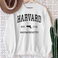 ハーバード マサチューセッツ Ma ビンテージ アスレチック ブラックスポーツデザイン スウェットシャツ 年配の女性への贈り物