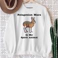 パタゴニアン マーラ スピリットアニマル 長袖tシャツ スウェットシャツ 年配の女性への贈り物