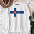 フィンランドtシャツ、フィンランド国旗、フィンランドの地図 メンズレディースキッズ スウェットシャツ 年配の女性への贈り物