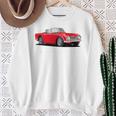 ブリティッシュクラシックスポーツカー トライアンフ Tr4 スウェットシャツ 年配の女性への贈り物