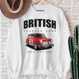ブリティッシュクラシックスポーツカーズ 有名なラリーミニ スウェットシャツ 年配の女性への贈り物