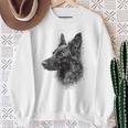 ベルギーシェパード 犬 グラフィック ペットアート ベルギーシェパード スウェットシャツ 年配の女性への贈り物