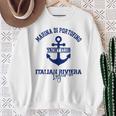 マリーナ・ディ・ポルトフィーノ イタリアン リビエラ ヨットクラブ ボートバケーション スウェットシャツ 年配の女性への贈り物