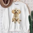 マルチプー犬モチーフペットイラストマルチプー スウェットシャツ 年配の女性への贈り物