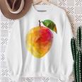 マンゴーフルーツモチーフアートマンゴー スウェットシャツ 年配の女性への贈り物