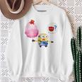 ミニオン Water Colorcotton Candy Bob スウェットシャツ 年配の女性への贈り物