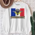 ミリタリー サンミッシェル 守護空挺部隊 フランス軍 長袖tシャツ スウェットシャツ 年配の女性への贈り物
