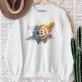 モダンビットコインアート Hodl Btc Btcアート カラフルなビットコイン スウェットシャツ 年配の女性への贈り物