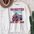 モンスタートラックアーマイジャムモンスタートラックキッズ スウェットシャツ 年配の女性への贈り物