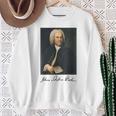 ヨハン・セバスティアン・バッハ 作曲家 クラシック音楽 Bach Composer Classical Music スウェットシャツ 年配の女性への贈り物