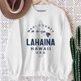 ラハイナ マウイ ハワイ ヴィンテージ ハワイ諸島 サーフ スウェットシャツ 年配の女性への贈り物