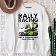 メンズ ラリーレース 父 ファニー ラリーカー レーシング お父さん スウェットシャツ 年配の女性への贈り物