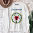 ルーテル教会 ミズーリ州会議 Lcms ローズシールロゴ スウェットシャツ 年配の女性への贈り物