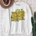 レモネード 起業家 モチベーションハッスル メンズ レディース 男の子 スウェットシャツ 年配の女性への贈り物