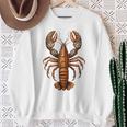 ロブスター ヒョウ ザリガニ ケイジャンフェスティバル 美学 長袖tシャツ スウェットシャツ 年配の女性への贈り物