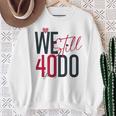 ロマンティックな結婚40周年 Wetill Do 40年 スウェットシャツ 年配の女性への贈り物