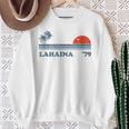 ヴィンテージ ラハイナ マウイ ハワイ ビーチ レトロ ハワイアン 70年代ギフト スウェットシャツ 年配の女性への贈り物