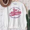 ヴィンテージ ロサンゼルス エンゼルス カリフォルニア レッドテキスト スウェットシャツ 年配の女性への贈り物