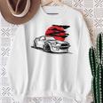ヴィンテージジャパニーズクラシックカー、レーシングモータースポーツ スウェットシャツ 年配の女性への贈り物
