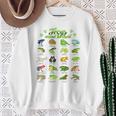 世界のカエル カエル スウェットシャツ 年配の女性への贈り物