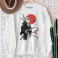 侍戦士 鳥 日本 アニメ グラフィックデザイン スウェットシャツ 年配の女性への贈り物