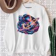 宇宙飛行士 惑星 科学 メンズ 宇宙 アート 宇宙飛行士 長袖tシャツ スウェットシャツ 年配の女性への贈り物