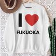 日本福岡大好き スウェットシャツ 年配の女性への贈り物