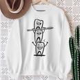 歯科医矯正歯科歯の歯 スウェットシャツ 年配の女性への贈り物