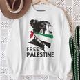 無料パレスチナ国旗 ガザの終わり占領 パレスチナ語 スウェットシャツ 年配の女性への贈り物