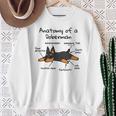 犬の解剖学ドーベルマン犬 長袖tシャツ スウェットシャツ 年配の女性への贈り物