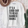 禁止された本を読むのに良い日だ面白いヴィンテージ スウェットシャツ 年配の女性への贈り物