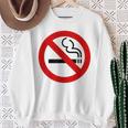 禁煙シンボル ノベルティ 禁煙サイン スウェットシャツ 年配の女性への贈り物