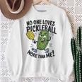 私ほどピックルボールが好きな人はいない スウェットシャツ 年配の女性への贈り物