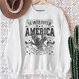 米国 アメリカン イーグル アメリカ国旗 パトリオット Usa バックプリント メンズ スウェットシャツ 年配の女性への贈り物
