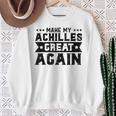 素晴らしいアキレス腱膝アパレル スウェットシャツ 年配の女性への贈り物