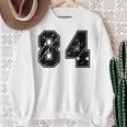 背番号 84 チーム短大スポーツ背番号付きユニフォーム スウェットシャツ 年配の女性への贈り物