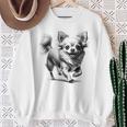 超かわいいチワワ フォトリアリスティック描画スタイル スウェットシャツ 年配の女性への贈り物