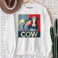 面白い 牛 牧場 動物 男性 面白い ギフト 子供 農業 農場 スウェットシャツ 年配の女性への贈り物
