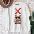 面白くて笑いたい人のためのxハムスター。 長袖tシャツ スウェットシャツ 年配の女性への贈り物