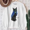 黒猫のウィズ 黒猫 スウェットシャツ 年配の女性への贈り物